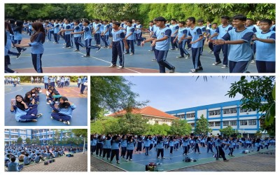 Senam Pagi dan Sarapan Bersama